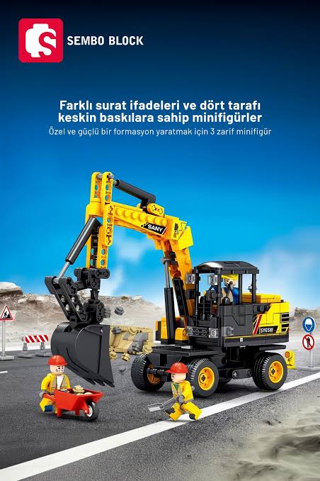 Sembo - 712018 - Excavator - 453 Pieces
