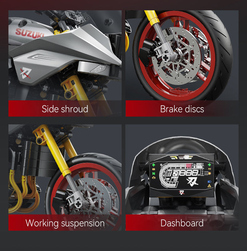 CaDA - C59021 - Suzuki Katana Motorcycle - 1104 Pieces (Group Order Discount Not Applicable)