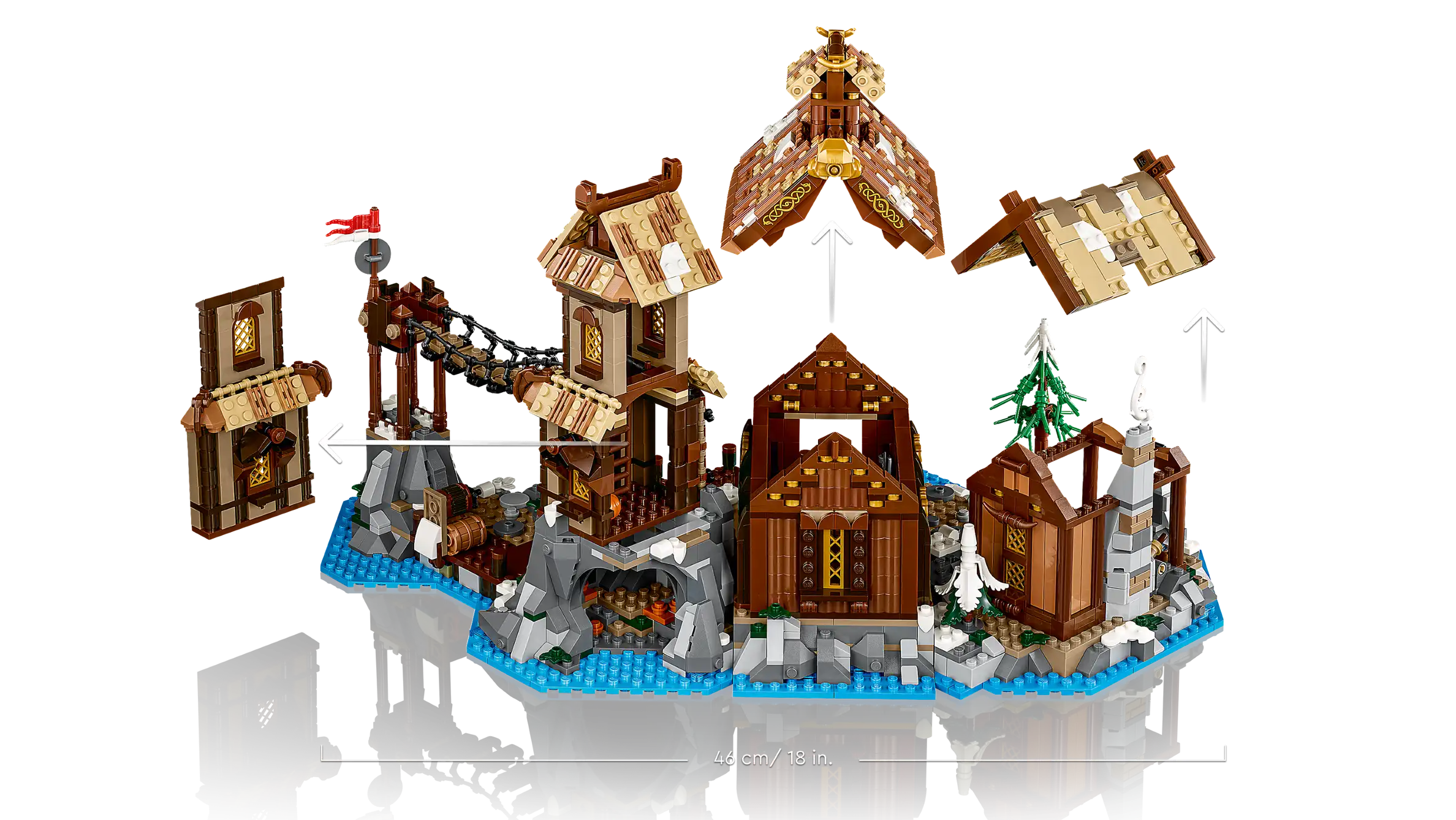Compatible - IDEAS - 21343 - Viking Village - 2103 Pieces