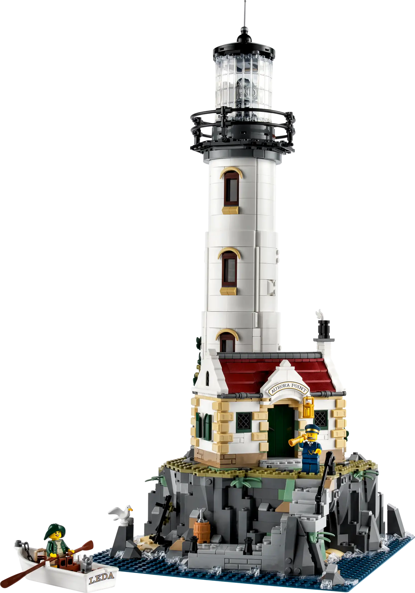 Compatible - 21355 - Motorized Lighthouse - 2065 Pieces