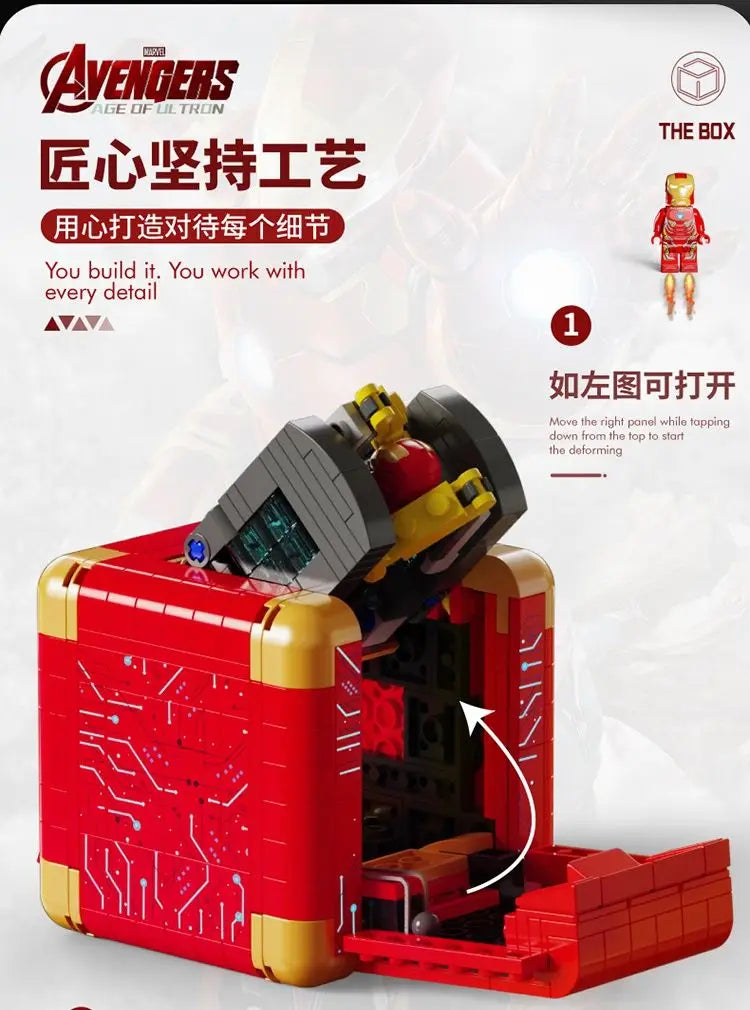 LW - 2075 - Iron Man's Suit Up Gantry - 503 Pieces