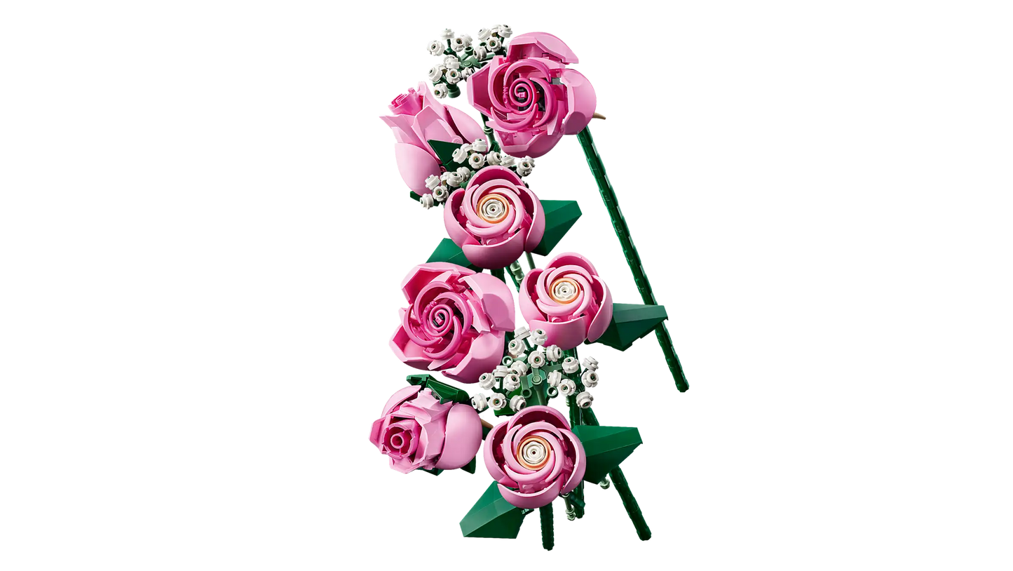 Compatible - 10374 - Botanicals - Bouquet of Pink Roses - 789 Pieces