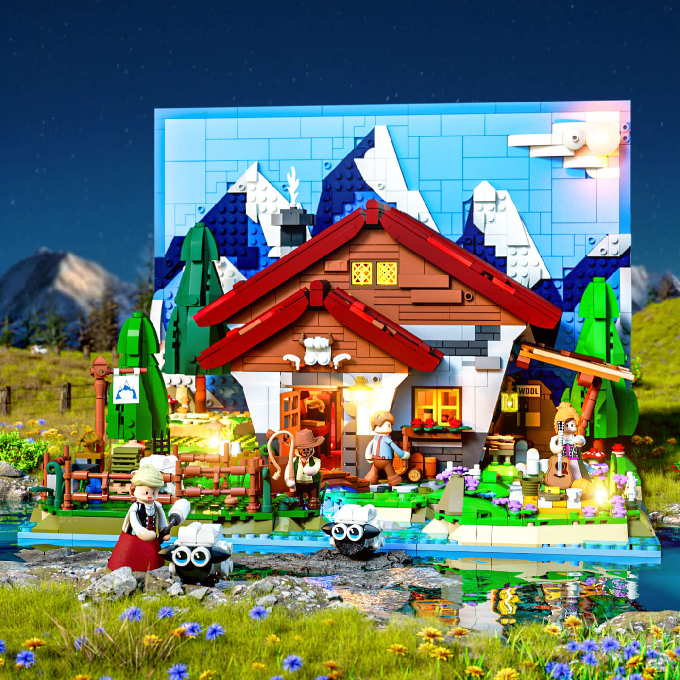 Lumibricks/Funwhole - F9094 - Shepherd's Cottage - 2265 Pieces