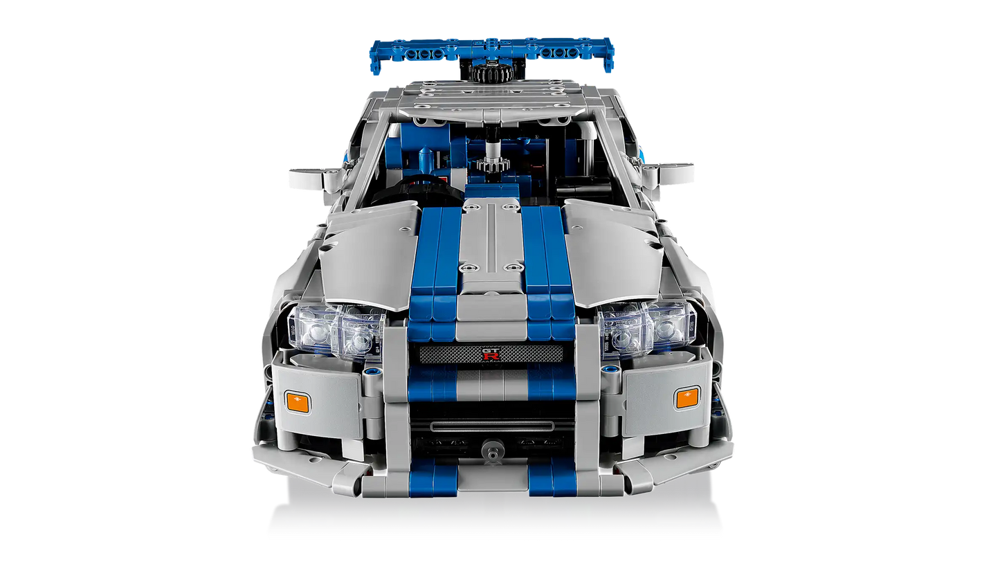 Compatible - 42210 - Technic - Fast And Furious - Nissan Skyline GTR (R34) - 1410 Pieces