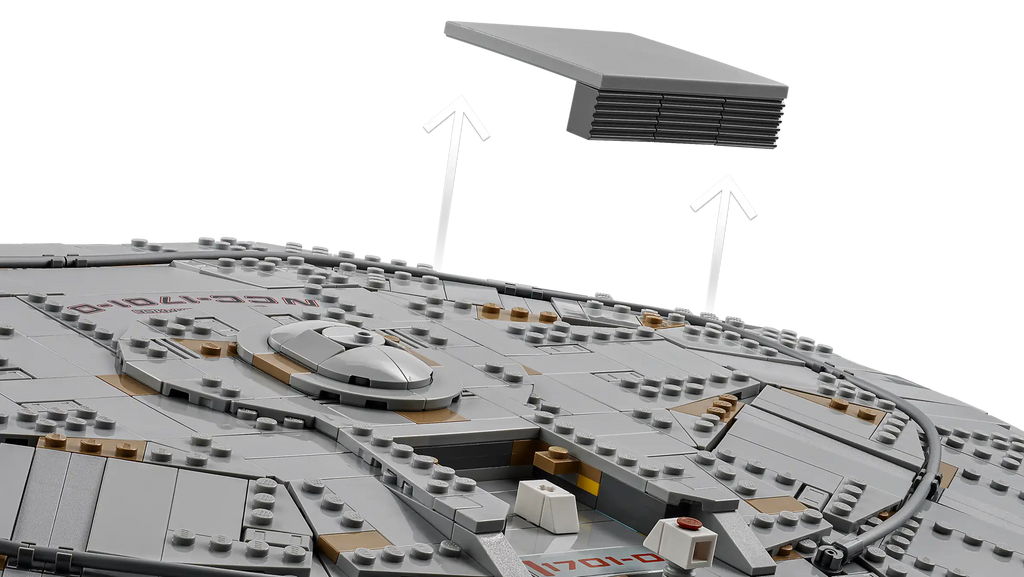 Compatible - Icons - 10356 - Star Trek USS Enterprise NCC-1701-DT - 3600 Pieces