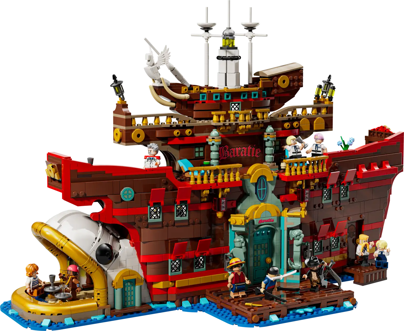Compatible - One Piece - 75640 - The Baratie Floating Restaurant - 3402 Pieces