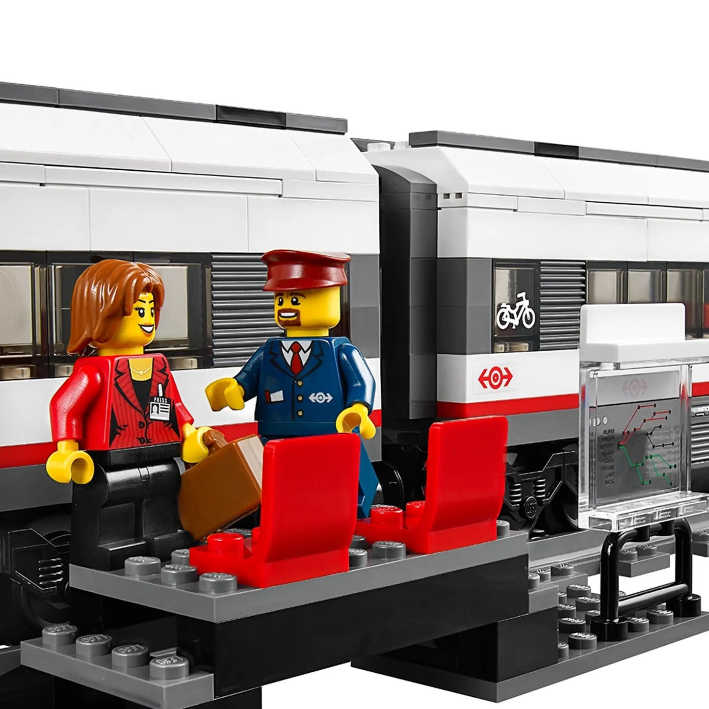 Compatible - City - 60051 - High Speed Passenger Train - 610 Pieces