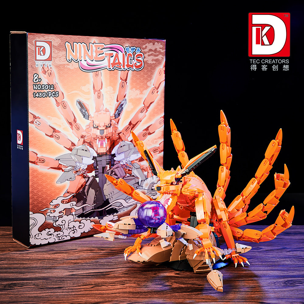 DK - 5012 - Naruto - Kurama - The Nine Tailed Fox - 1480 Pieces
