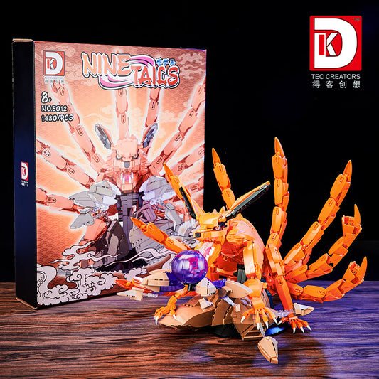 DK - 5012 - Naruto - Kurama - The Nine Tailed Fox - 1480 Pieces