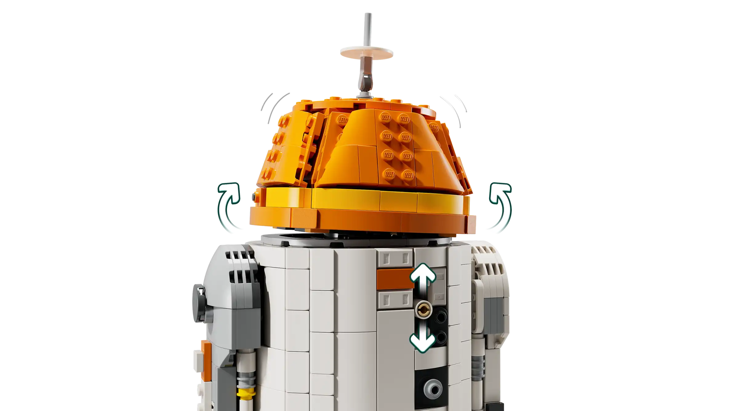 Compatible - Star Wars - 75416 - Chopper (C1-10P) Astromech Droid - 1039 Pieces