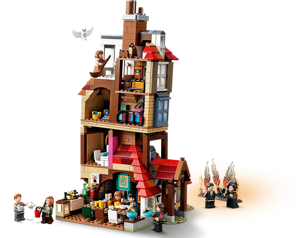 Compatible - Harry Potter - 75980 - Attack on the Burrow - 1047 Pieces