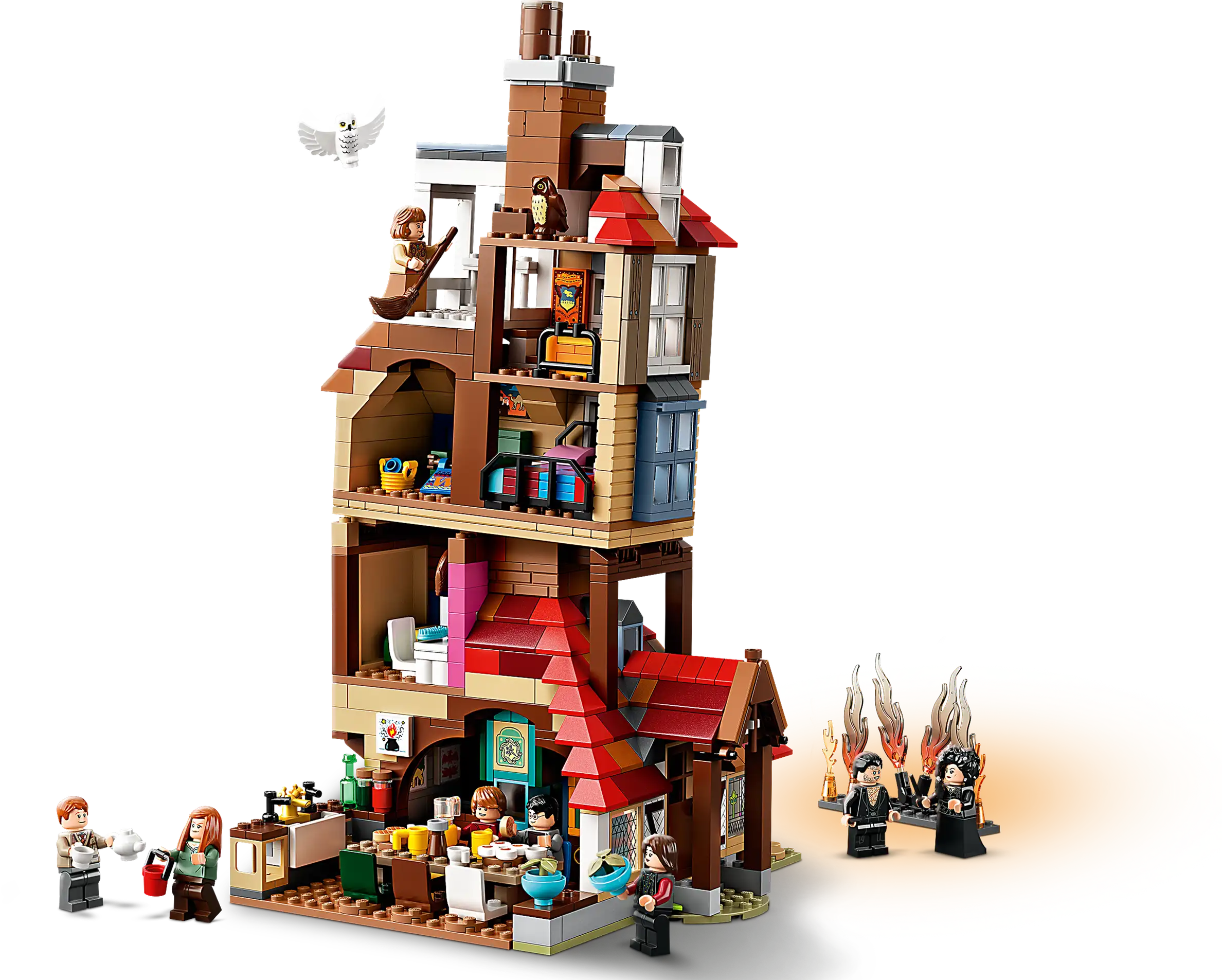 Compatible - Harry Potter - 75980 - Attack on the Burrow - 1047 Pieces
