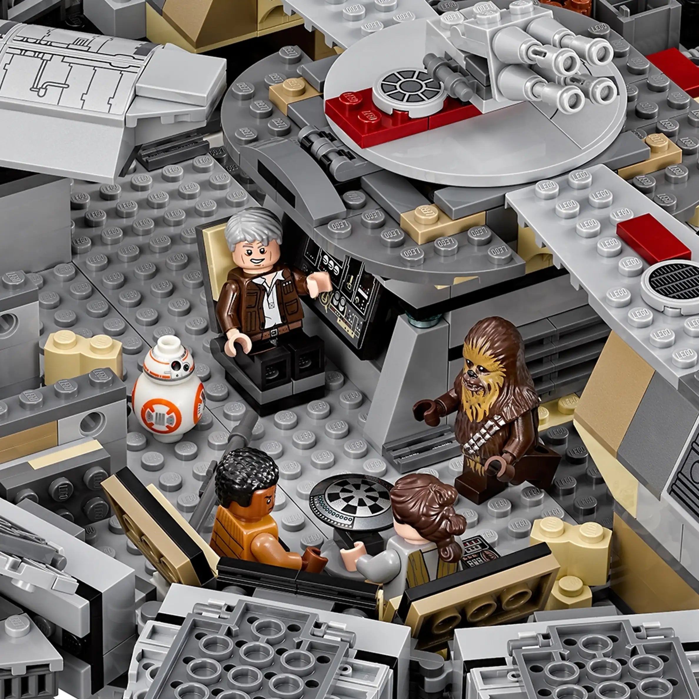 Compatible - Star Wars - 75105 - Millennium Falcon - 1330 Pieces