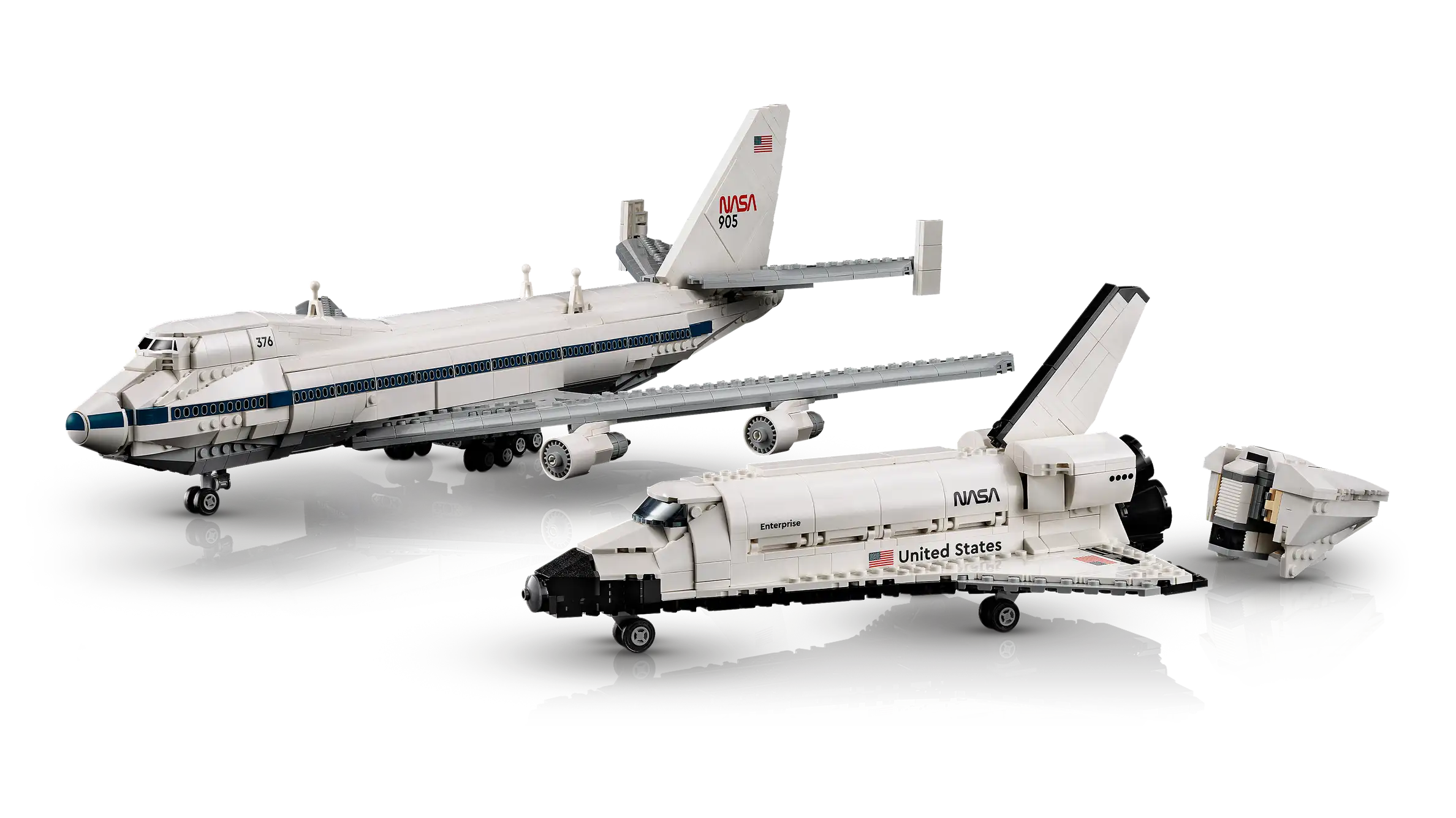 Compatible - Icons - 10360 - NASA - Shuttle Carrier Aircraft - 2417 Pieces