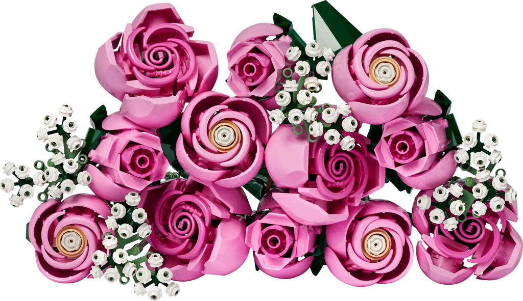 Compatible - Botanicals - 10374 - Bouquet of Pink Roses - 789 Pieces