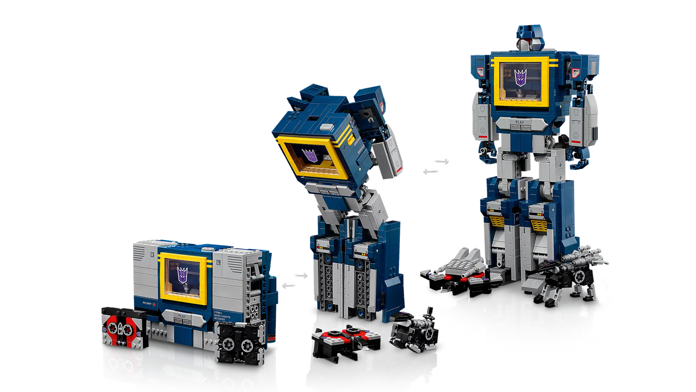 Compatible - Icons - 10358 - Transformers - Sound Wave - 1505 Pieces