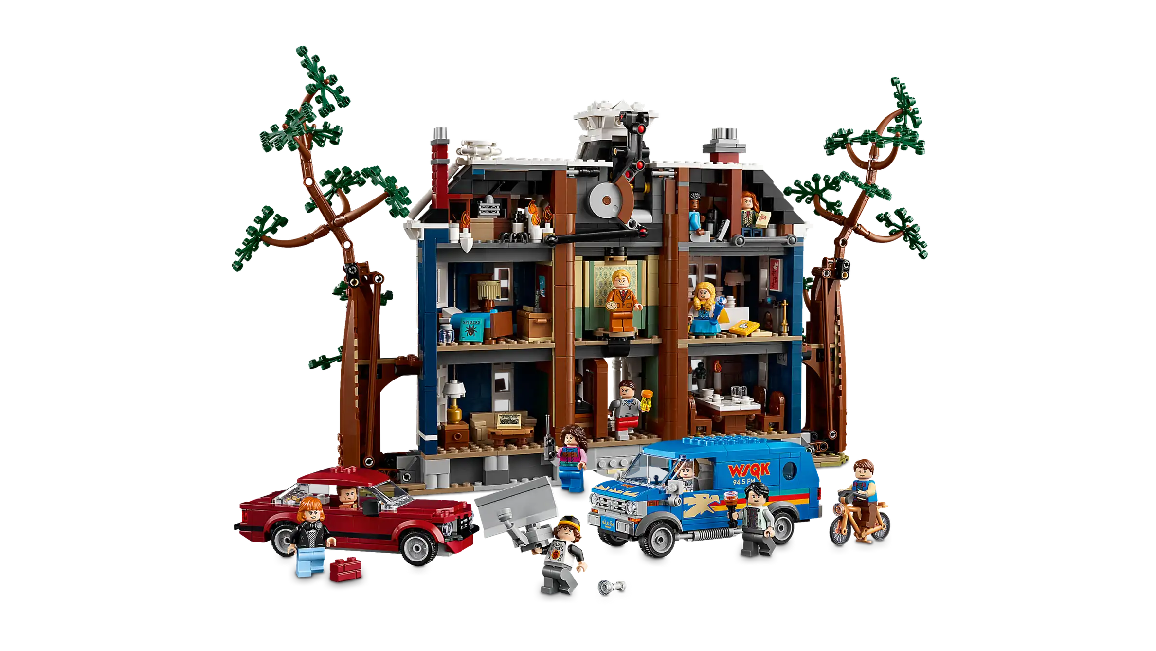 Compatible - Icons - 11370 - Stranger Things - The Creel House - 2593 Pieces