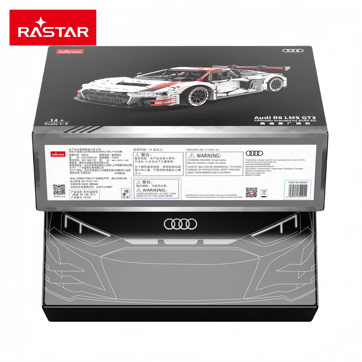 Rastar - 99310 - Audi R8 LMS GT3 - 3411 Pieces