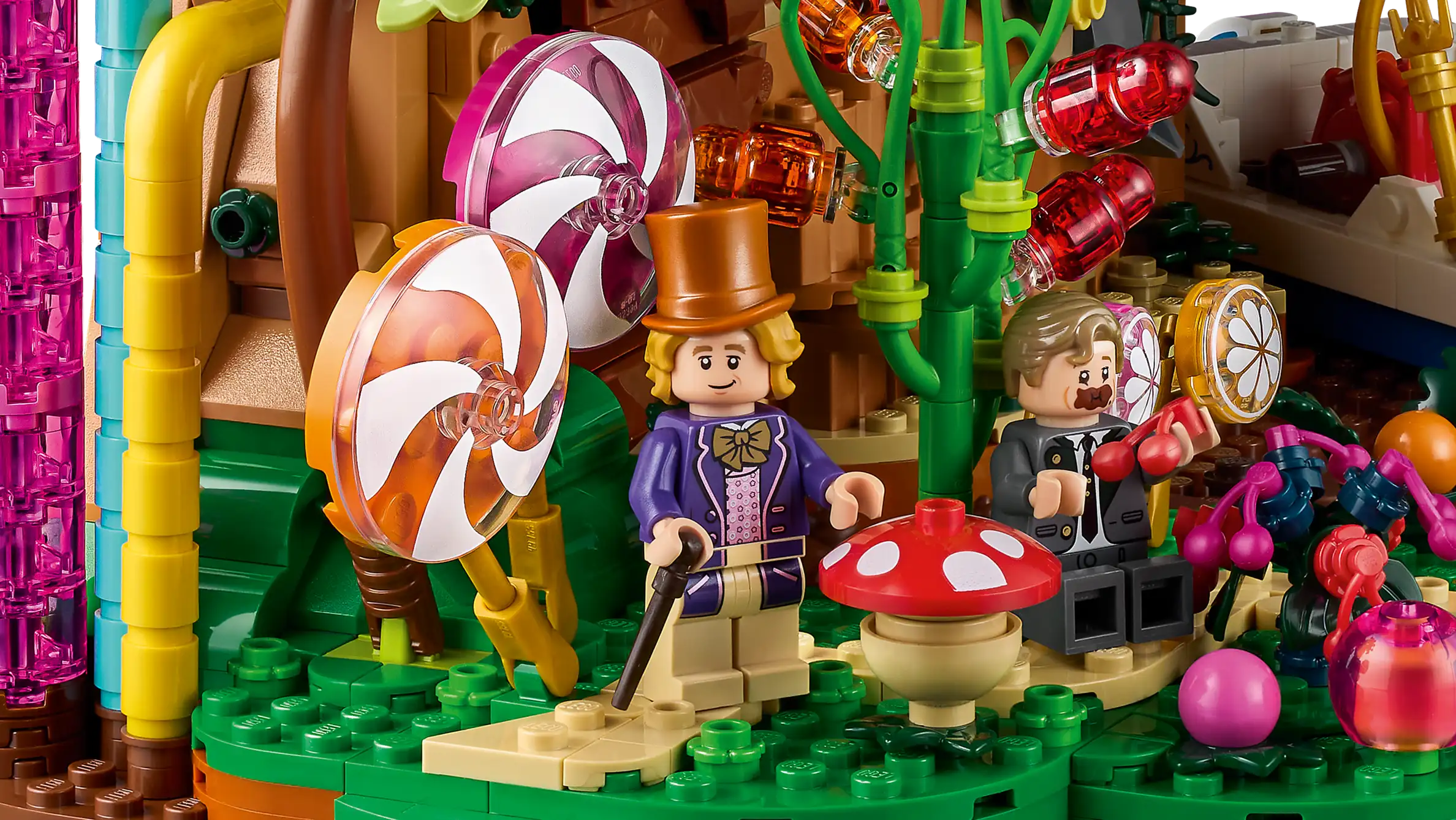 Compatible - IDEAS - 21360 - Willy Wonka And The Chocolate Factory - 2025 Pieces