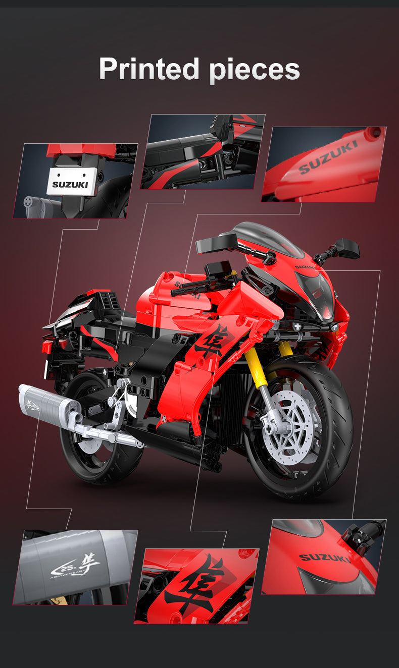 CaDA - C64051 - Suzuki Hayabusa - 1043 Pieces (Group Order Discount Not Applicable)