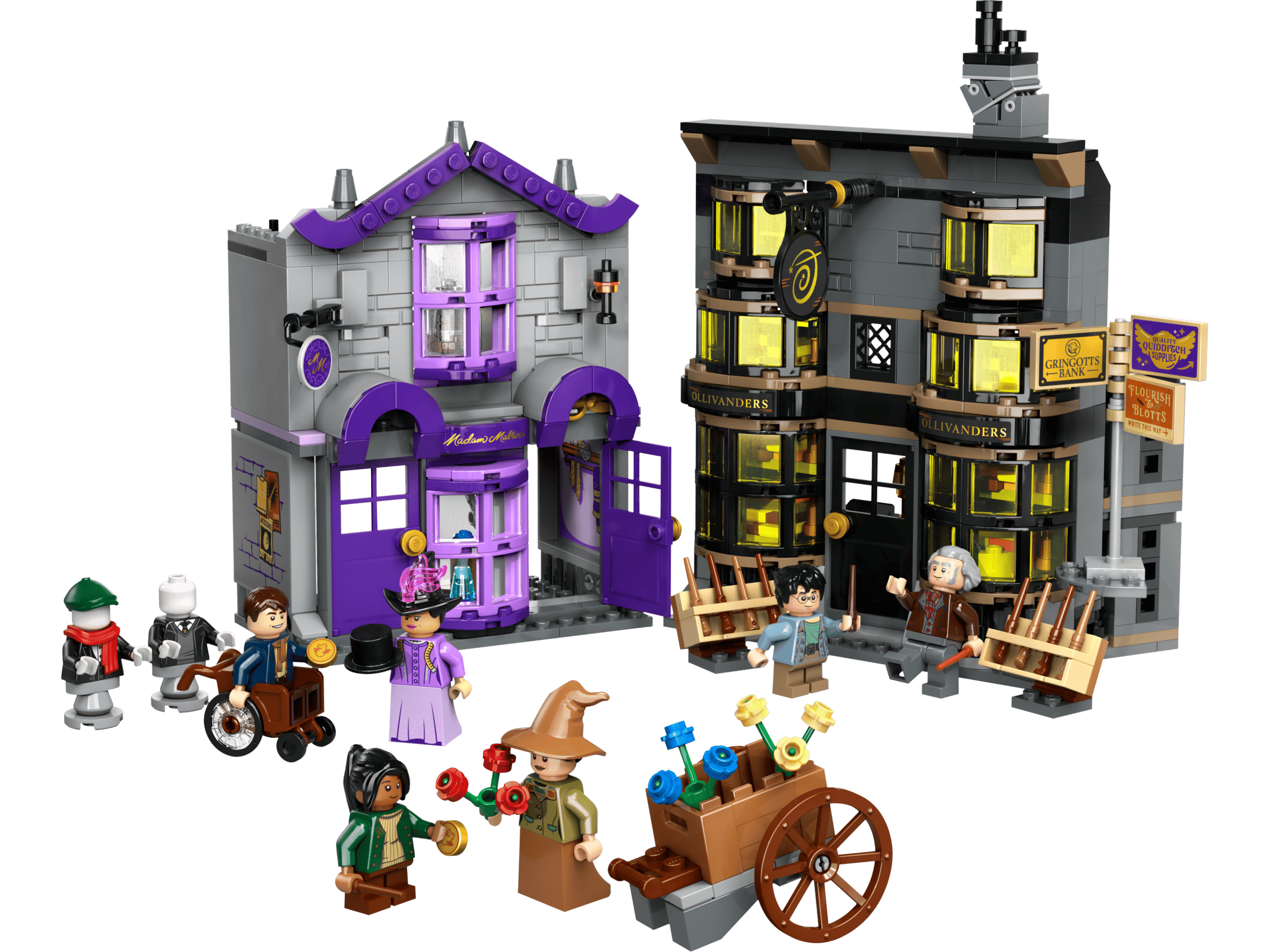 Compatible - Harry Potter - 76439 - Olivanders And Madam Malkin's Robes - 744 Pieces