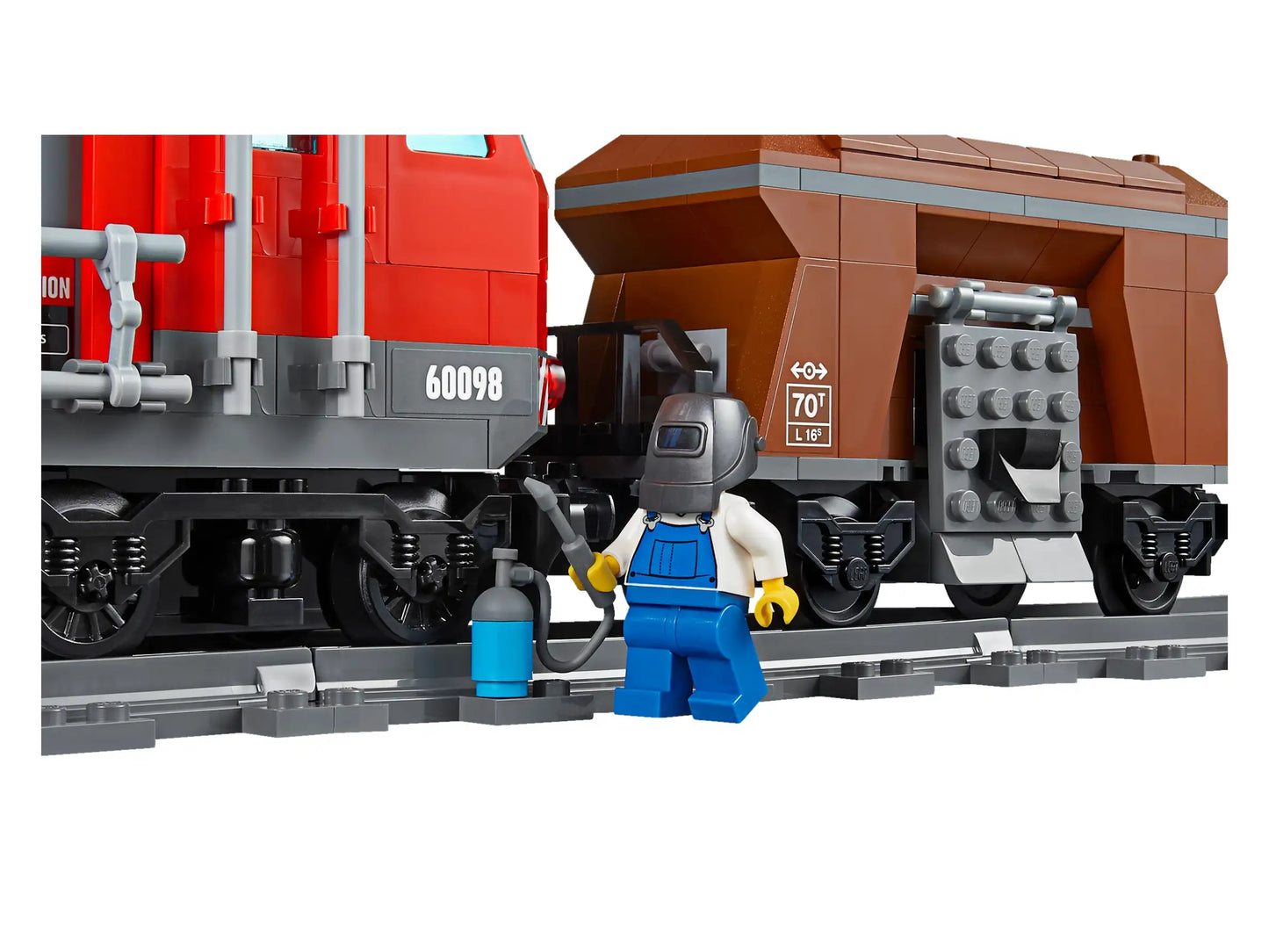 Compatible - 60098 - City - Heavy Haul Train - 984 Pieces