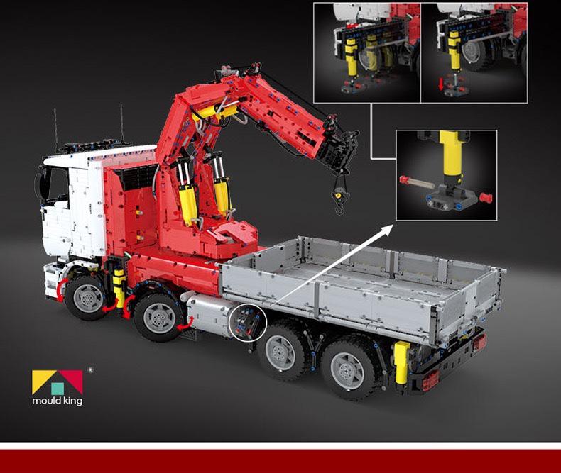 Mould King - 19002 - Pneumatic Crane Truck - 8832 Pieces