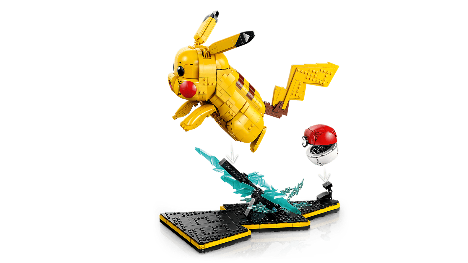 Compatible - 72152 - Pokémon - Pikachu And Poke Ball - 2050 Pieces (Group Order Discount Not Applicable)