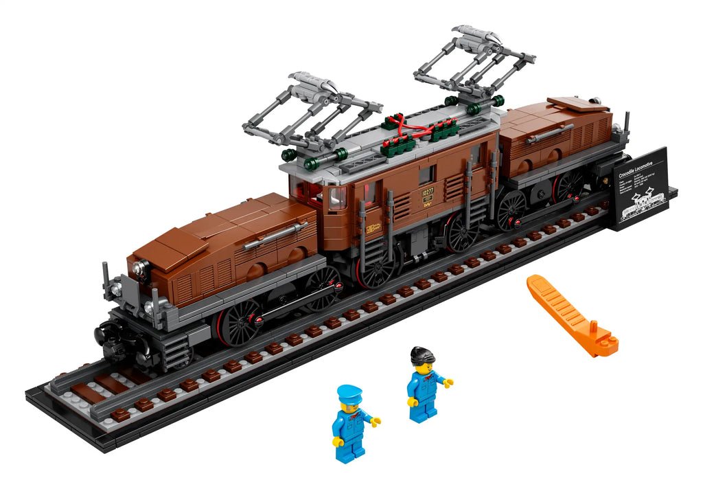 Compatible - Icons - 10277 - The Crocodile Locomotive - 1277 Pieces