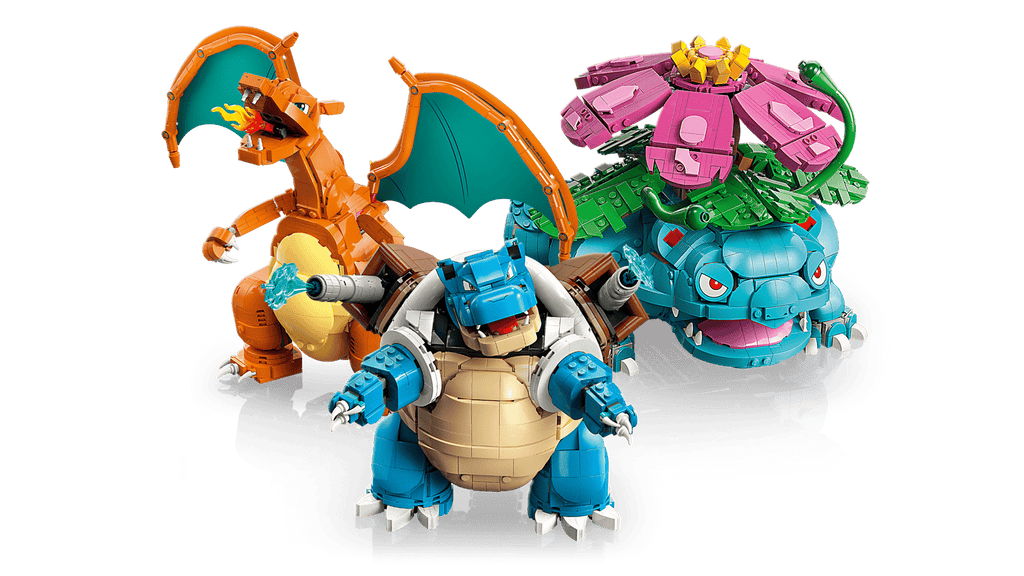Compatible - 72153 - Pokémon - Venusaur, Charizard and Blastoise - 6838 Pieces (Group Order Discount Not Applicable)