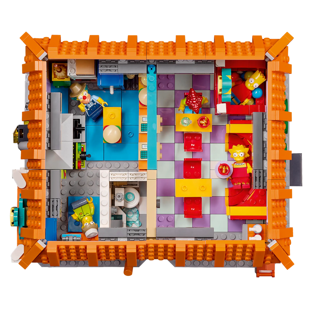 Compatible - Icons - 10352 - The Simpsons - Krusty Burger Restaurant - 1635 Pieces