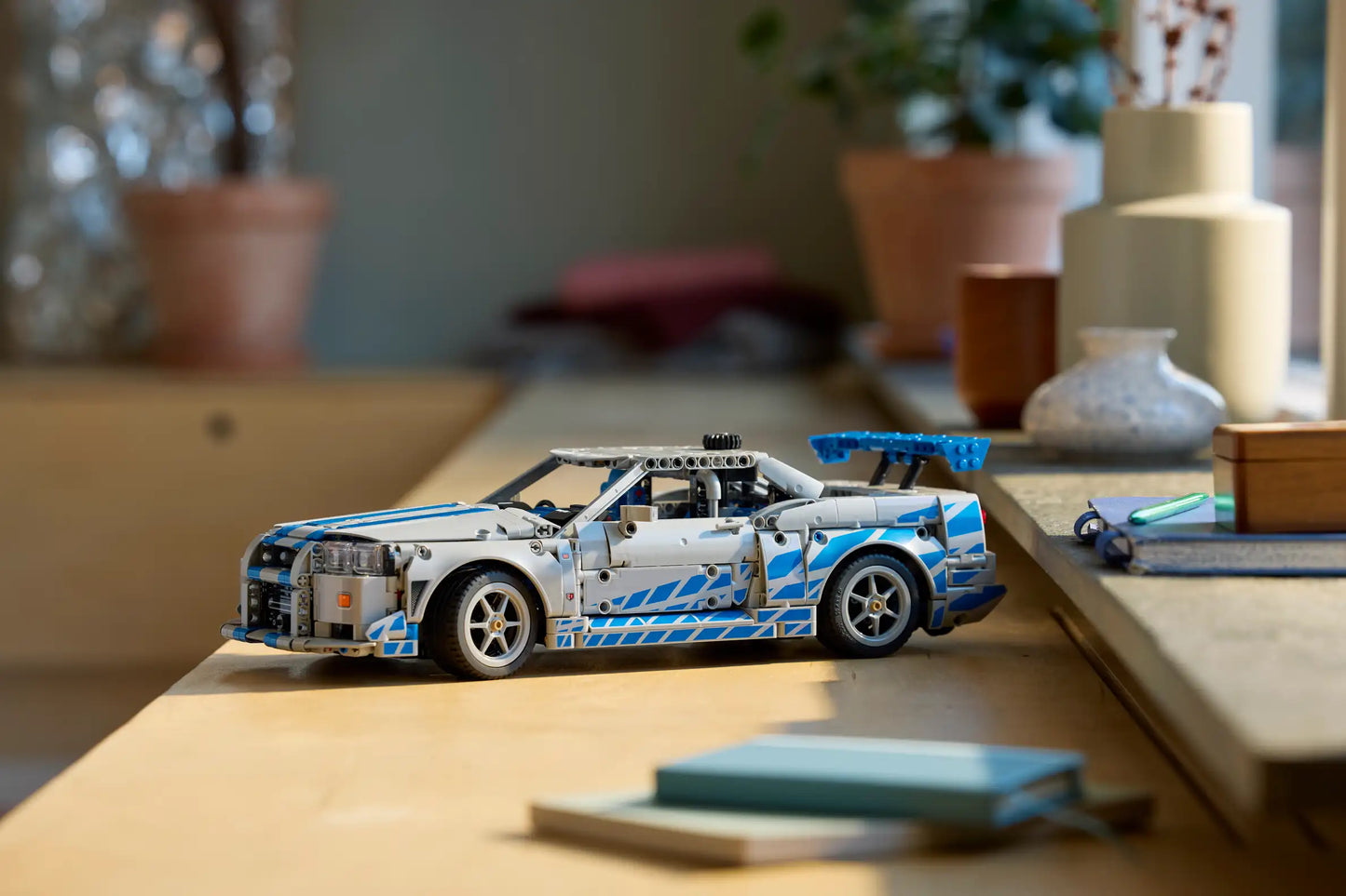 Compatible - 42210 - Technic - Fast And Furious - Nissan Skyline GTR (R34) - 1410 Pieces