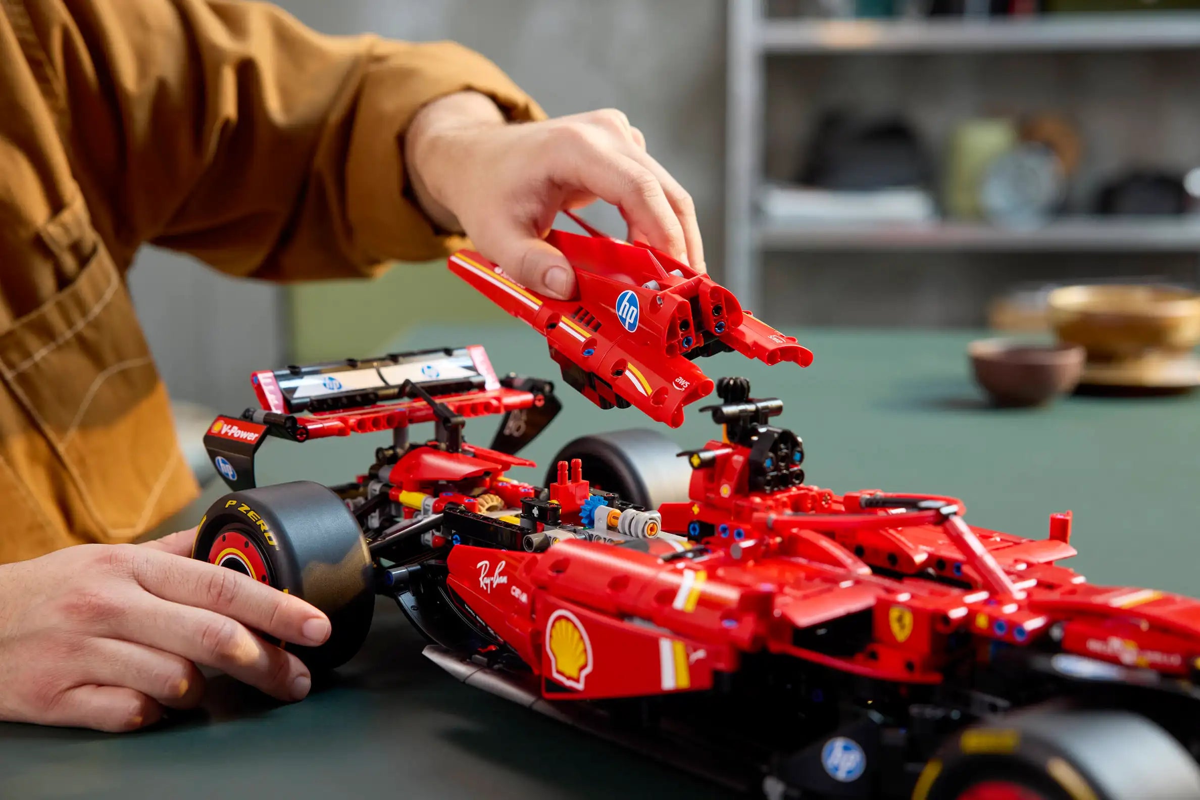 Compatible - 42207 - Technic - Ferrari SF-24 F1 Racing Car - 1361 Pieces (Group Order Discount Not Applicable)