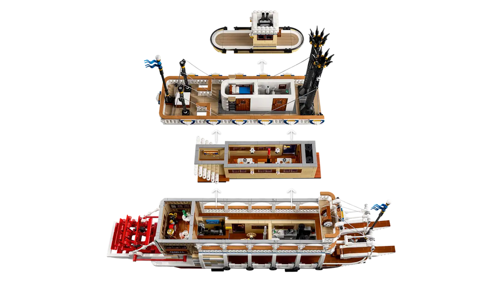 Compatible - IDEAS - 21356 - River Steamboat - 4090 Pieces