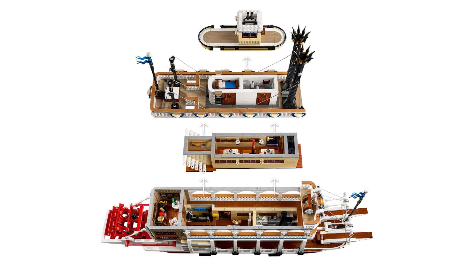 Compatible - IDEAS - 21356 - River Steamboat - 4090 Pieces