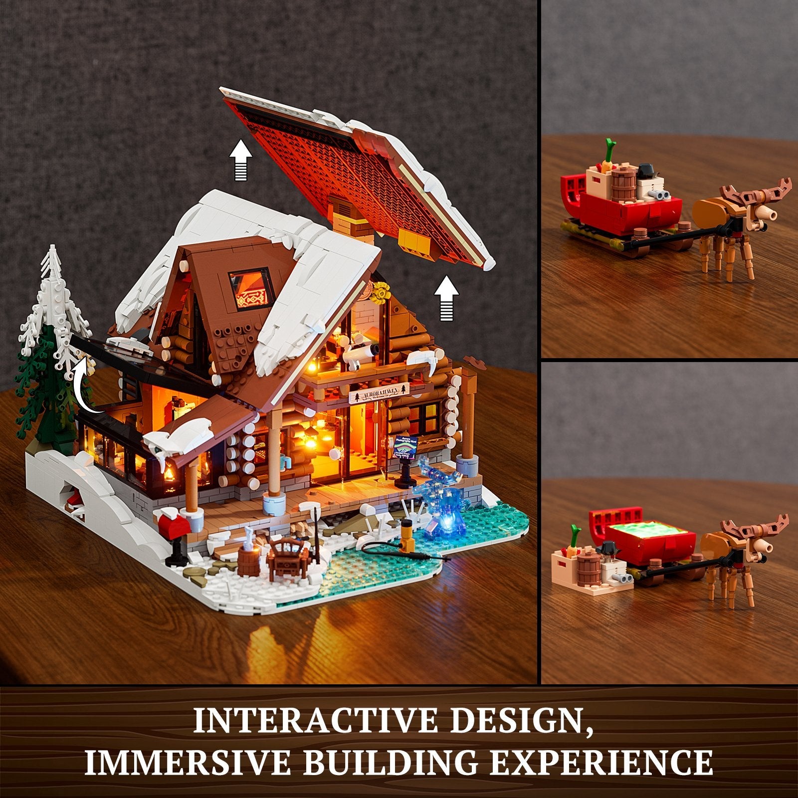 Lumibricks/Funwhole - F9090 - Aurora Cabin - 2425 Pieces