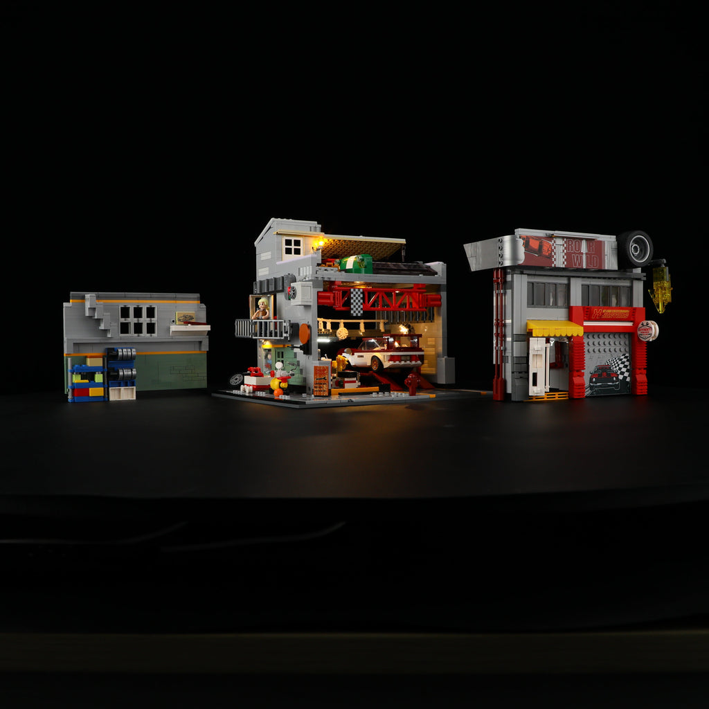 Funwhole/Lumibricks - L9088 - Street Mod Garage - 1935 Pieces