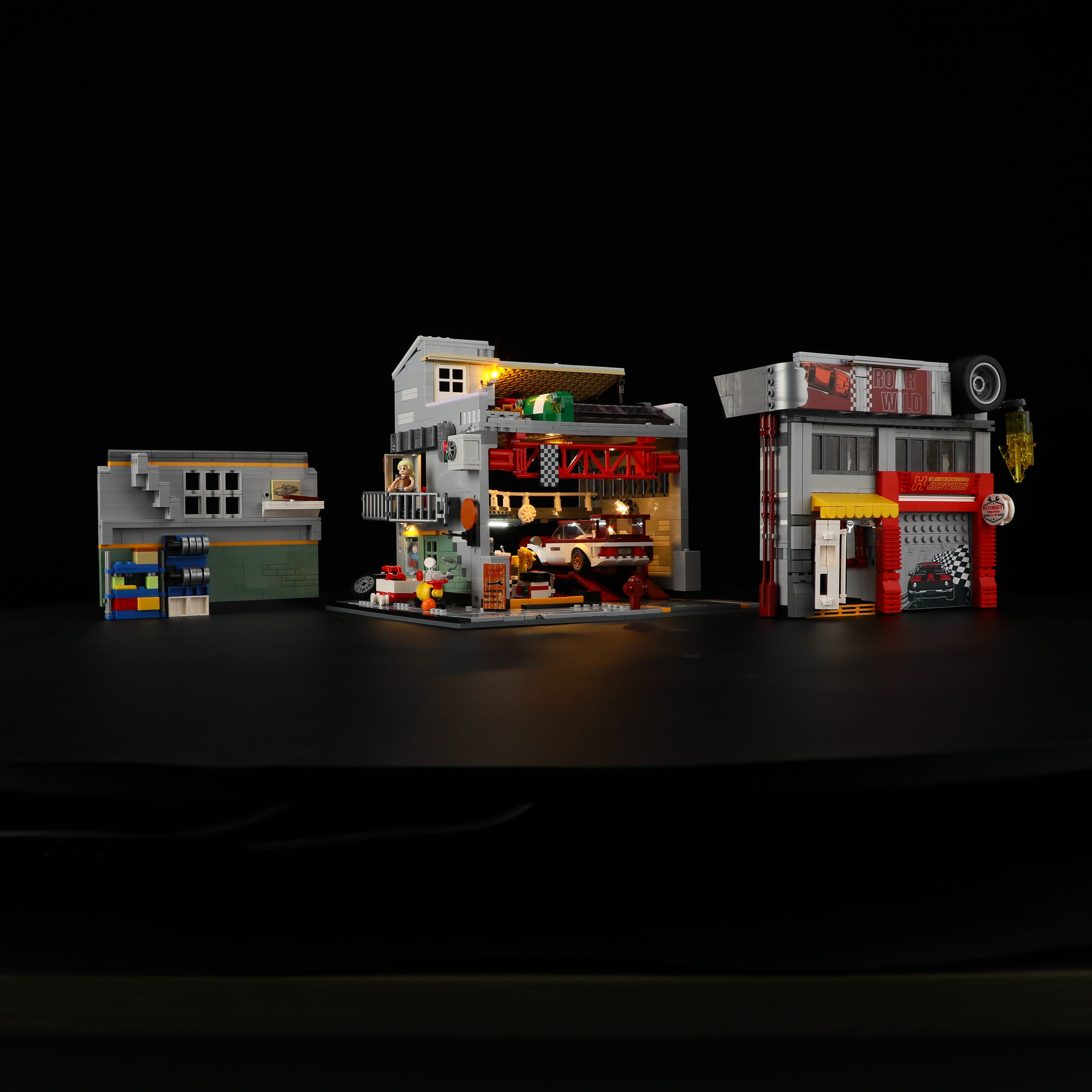 Funwhole/Lumibricks - L9088 - Street Mod Garage - 1935 Pieces