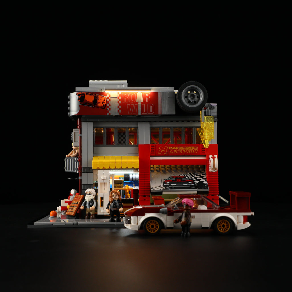 Funwhole/Lumibricks - L9088 - Street Mod Garage - 1935 Pieces
