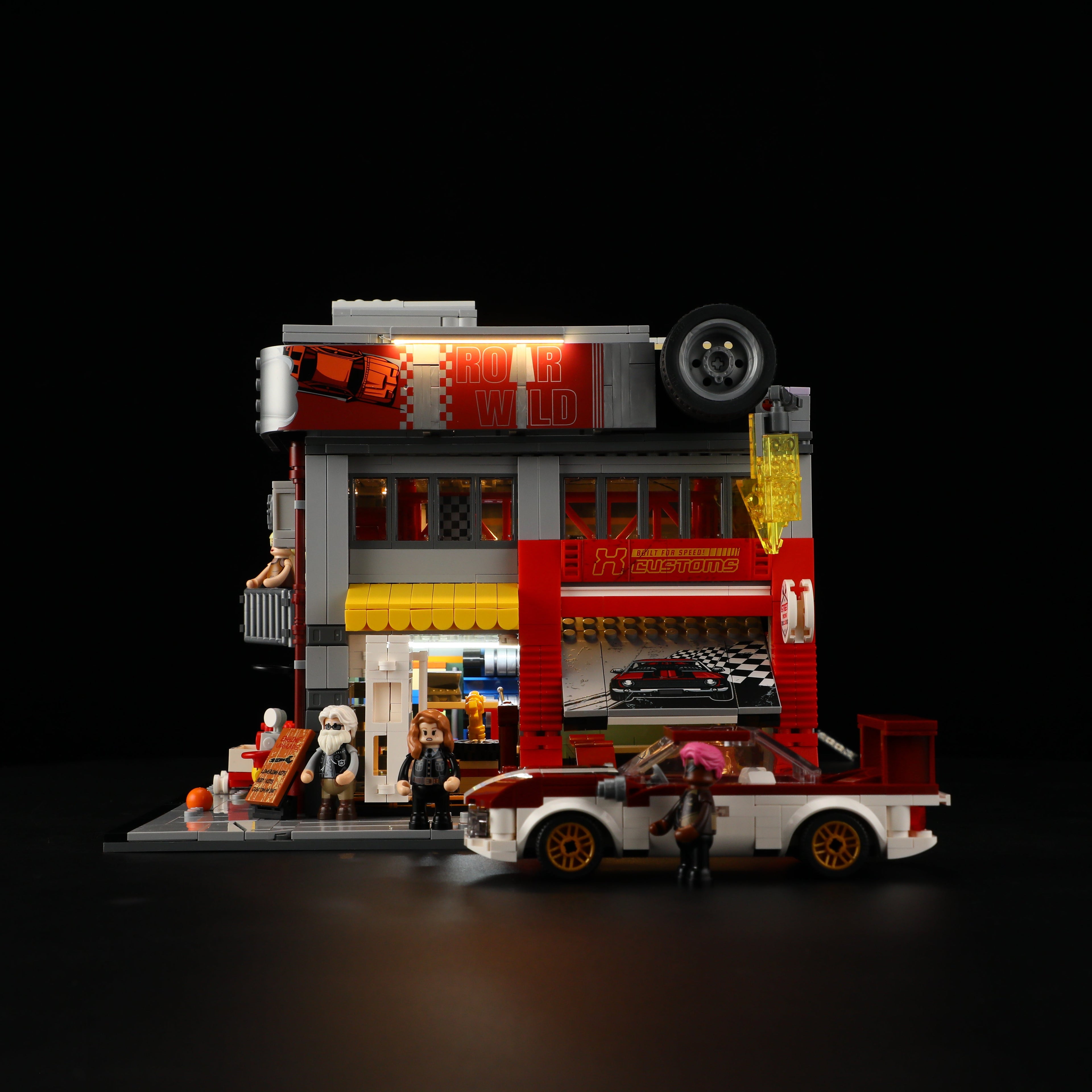 Funwhole/Lumibricks - L9088 - Street Mod Garage - 1935 Pieces