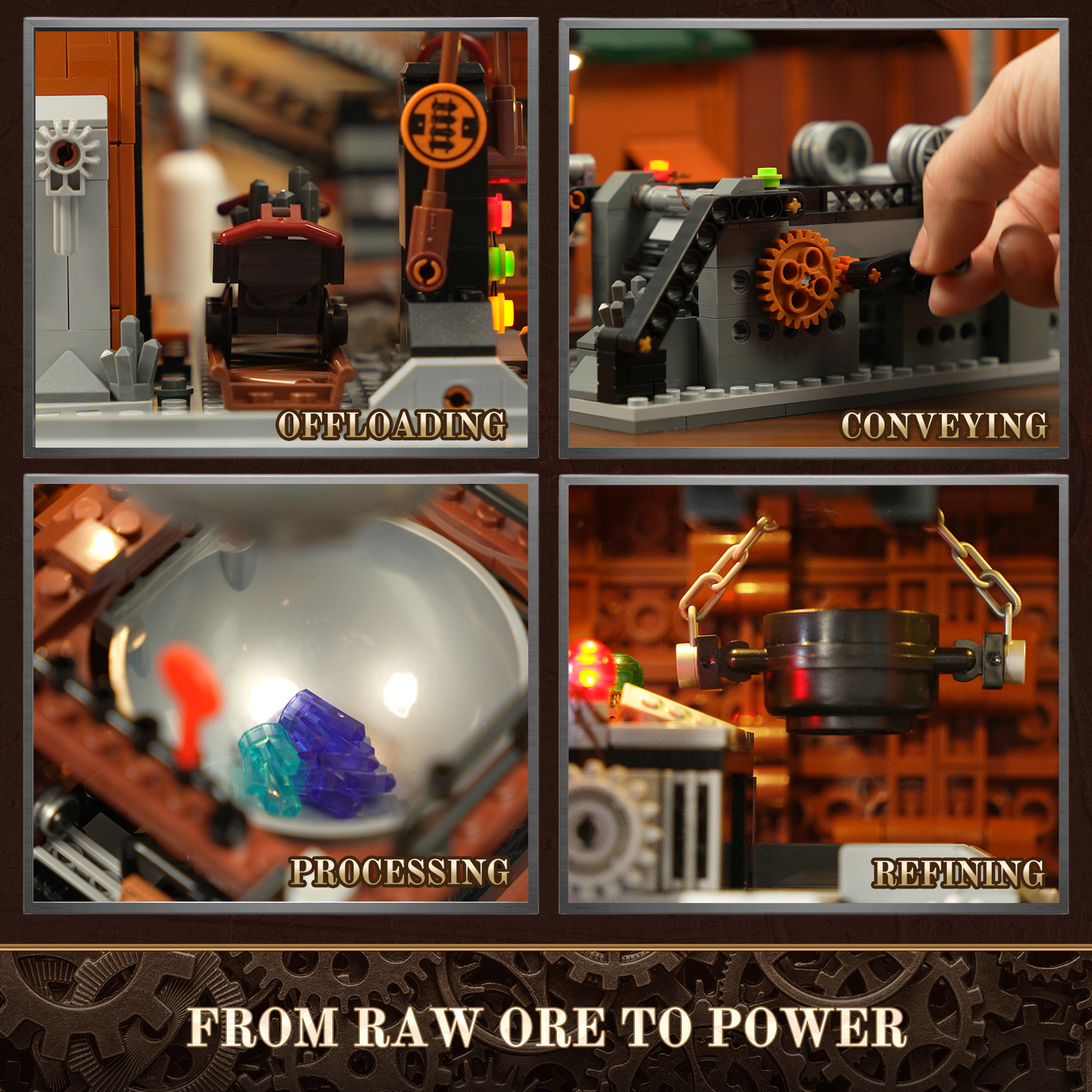 Funwhole/Lumibricks - F9101 - Iron Ore Factory - 3138 Pieces