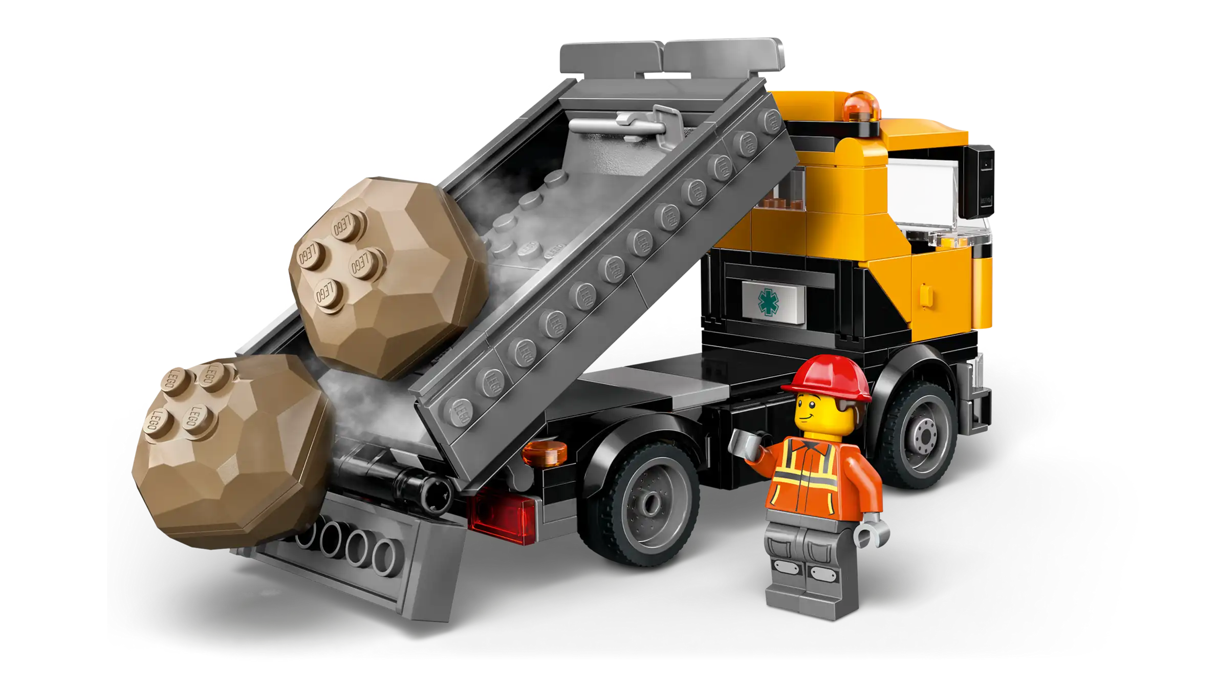 Compatible - City - 60467 - Heavy Duty Recovery Tow Truck with Crane - 793 Pieces