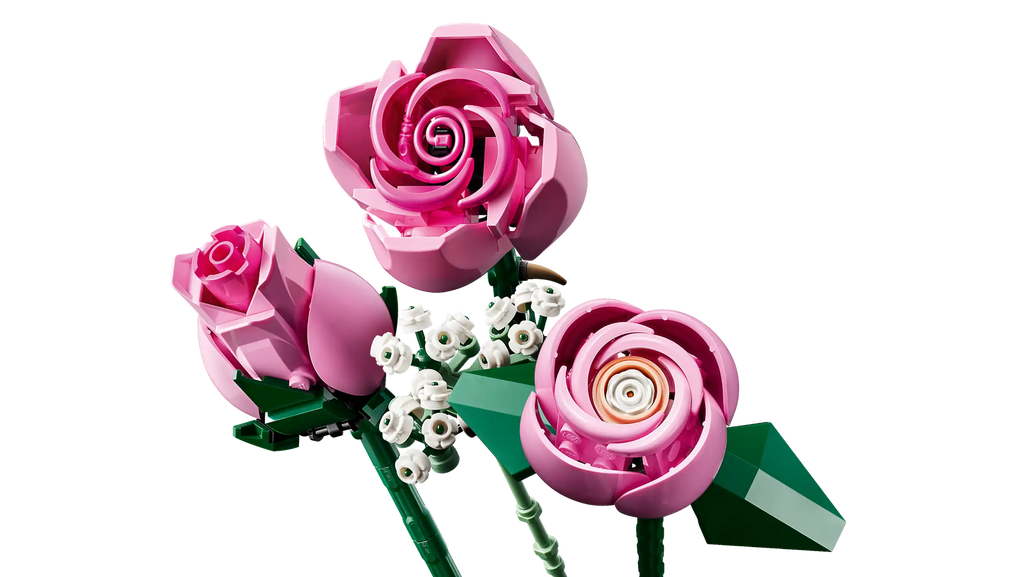 Compatible - Botanicals - 10374 - Bouquet of Pink Roses - 789 Pieces