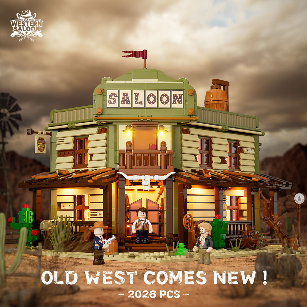 Funwhole/Lumibricks - F9021 - Western Saloon - 2026 Pieces