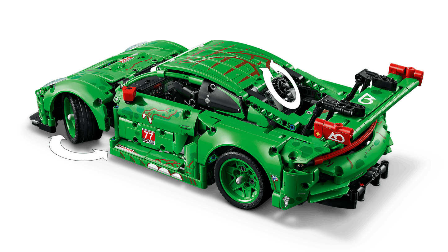 Compatible - 42224 - Technic - Porsche RSR GT3 R Rexy AO - 1313 Pieces
