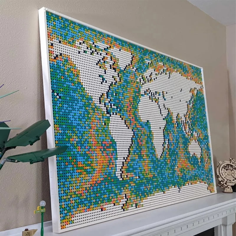 Compatible - 31203 - World Map - 11695 Pieces