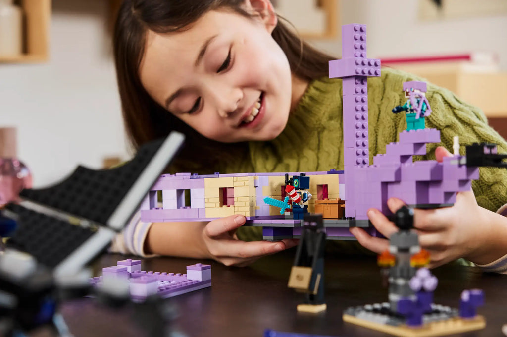 Compatible - Minecraft - 21264 - Ender Dragon and End Ship - 657 Pieces