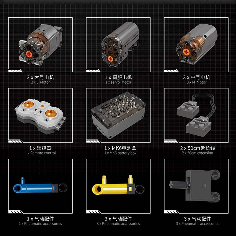 Mould King - 13184 - Wrangler - 3621 Pieces - Dynamic Version (Group Order Discount Not Applicable)