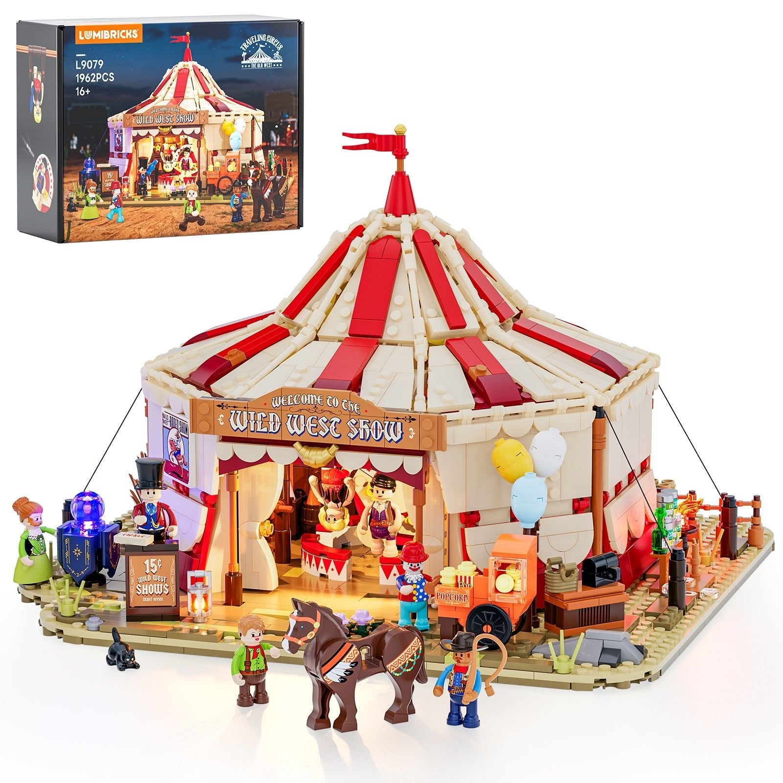 Lumibricks/Funwhole - L9079 - Traveling Circus - 1962 Pieces