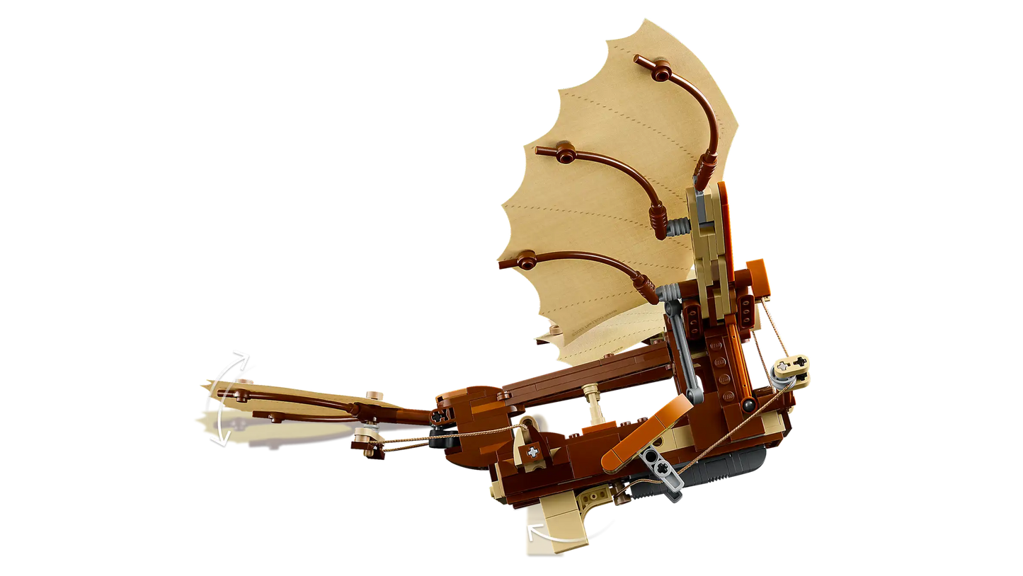 Compatible - 10363 - Icons - Leonardo Da Vinci's Flying Machine - 493 Pieces